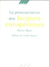 La prononciation des langues européennes book
