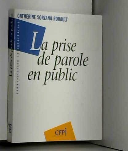 La prise de parole en public book