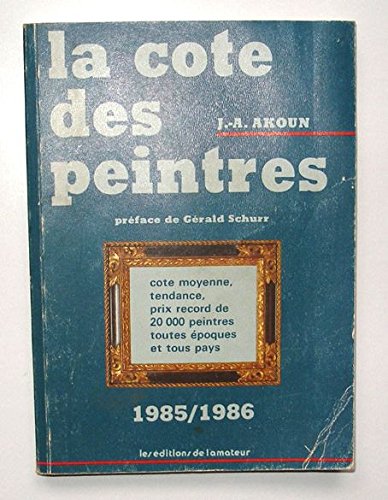 La Cote des peintres book