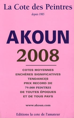 La cote des peintres Books