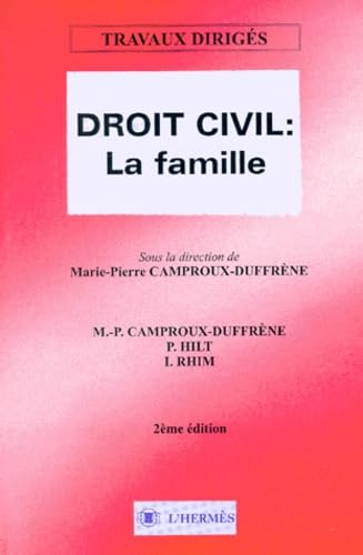 Droit Civil : La Famille. 2eme Edition book
