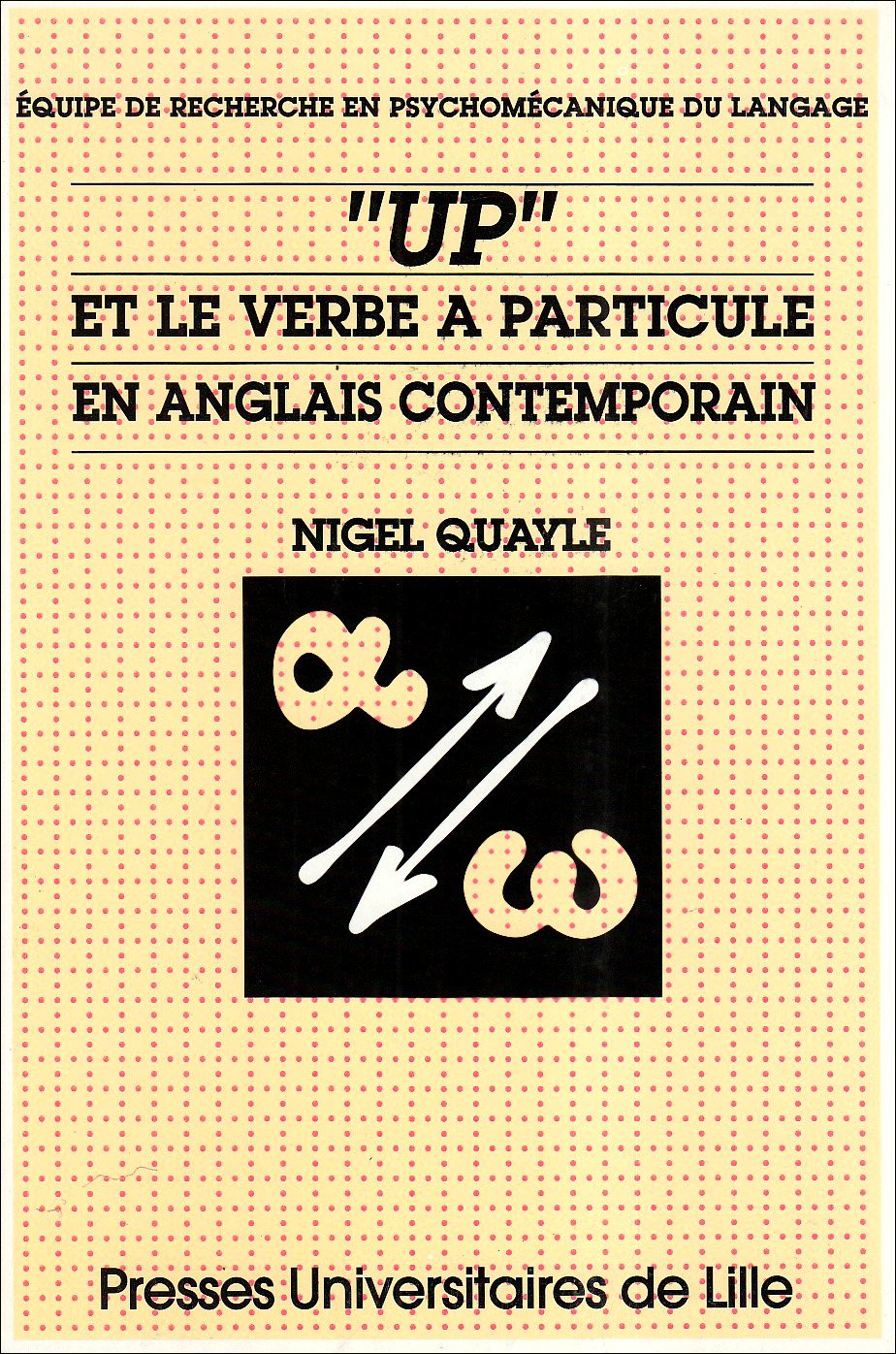 Up et le verbe à particule en anglais contemporain book