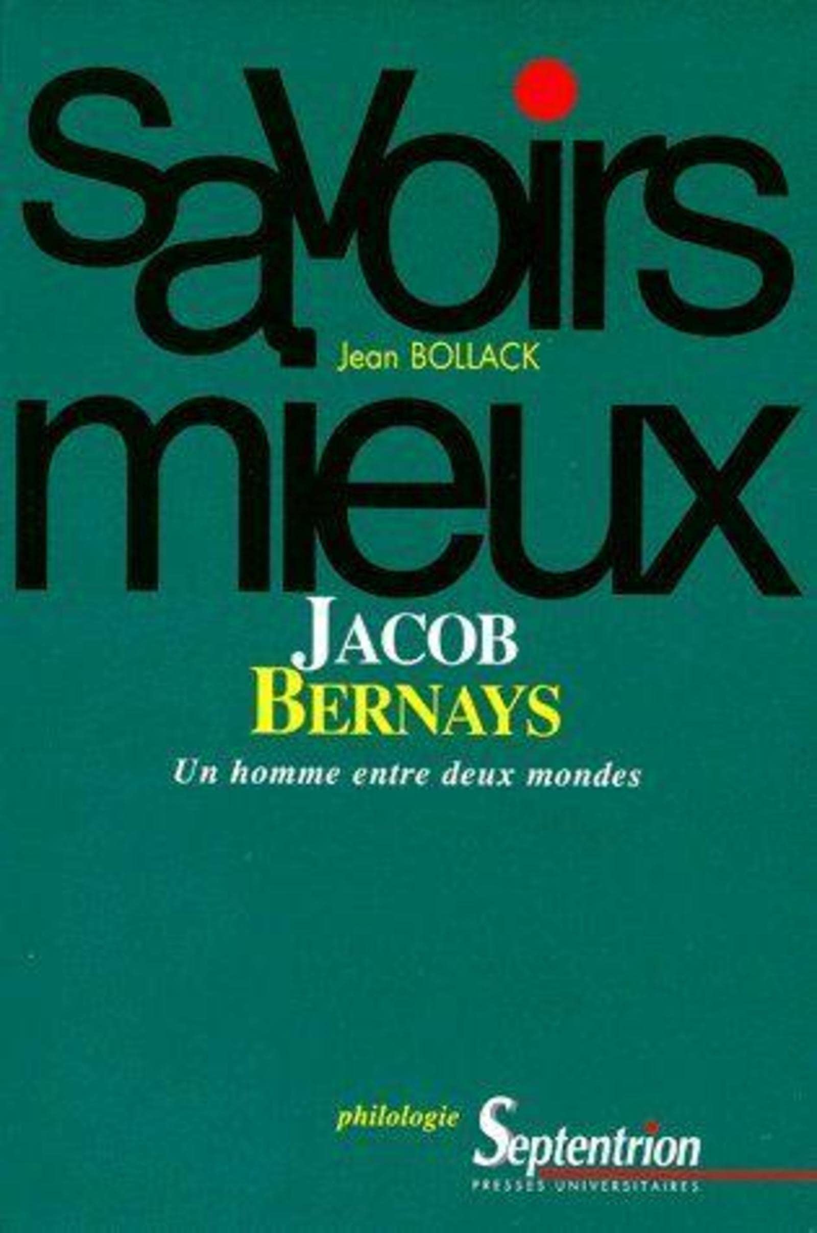 Jacob Bernays: Un homme entre deux mondes Philosophy