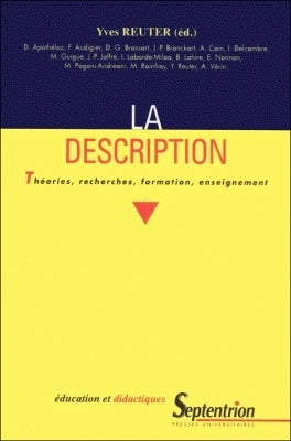 La description : théories, recherches, formation, enseignement book