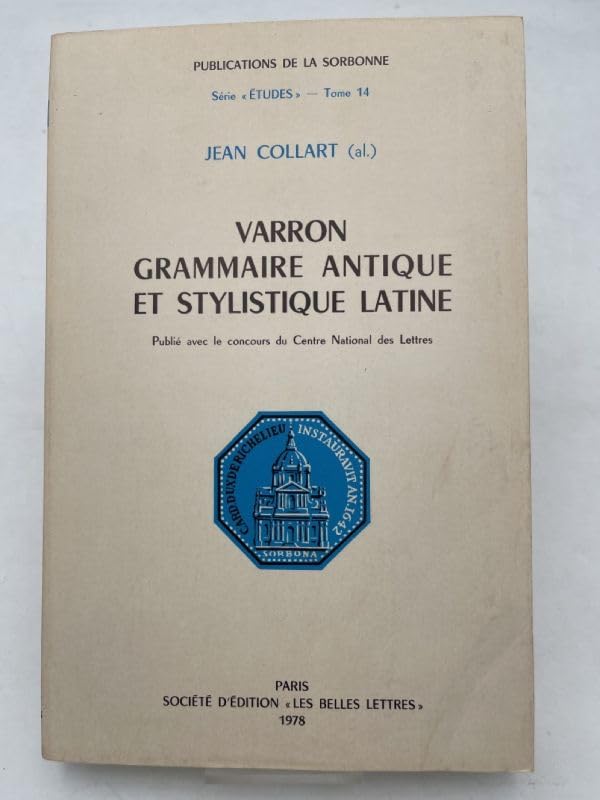 Varron. Grammaire antique et stylistique latine book