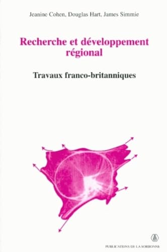 Recherche Et Developpement Regional. Travaux Franco-Britanniques book