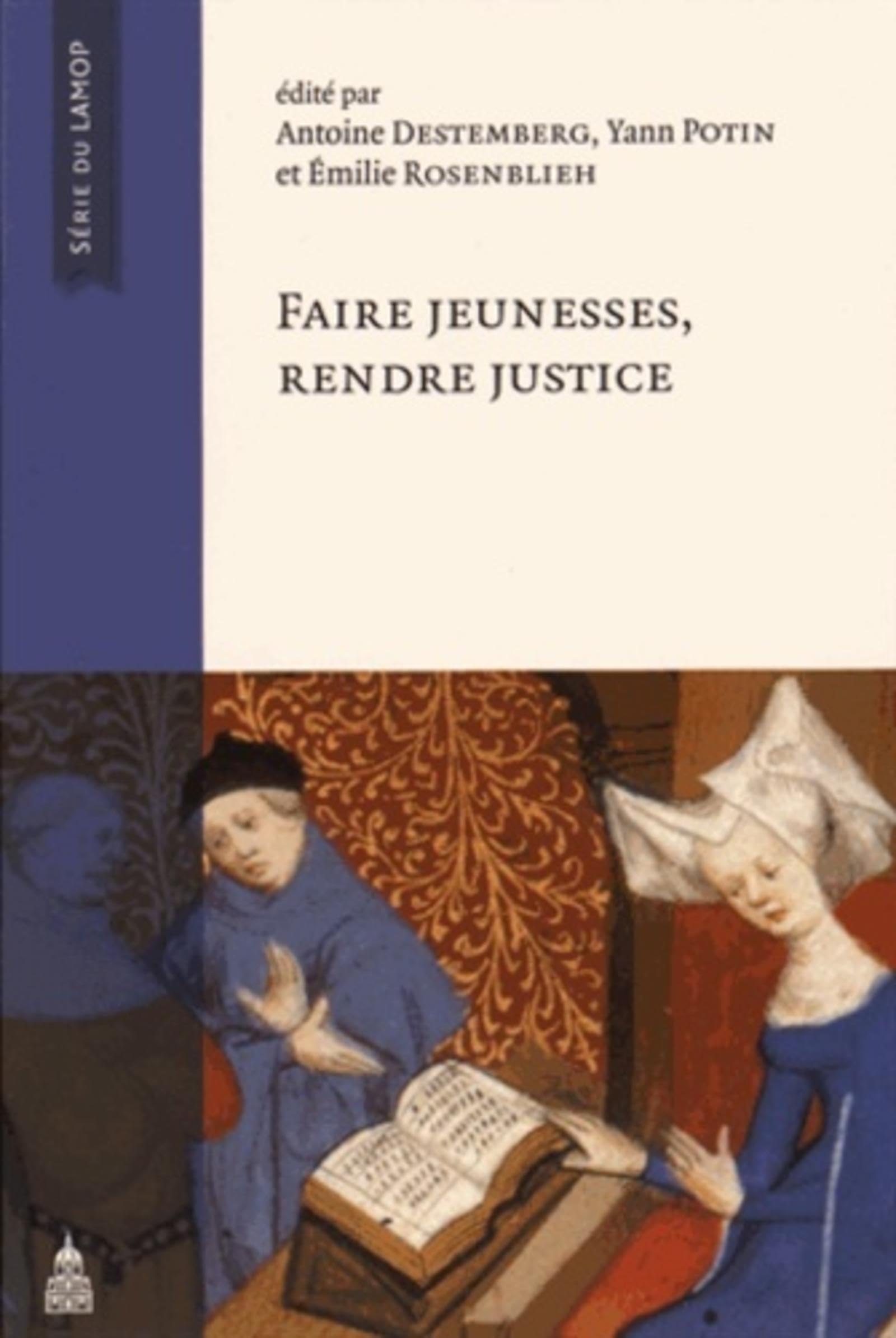 Faire jeunesses, rendre justice book