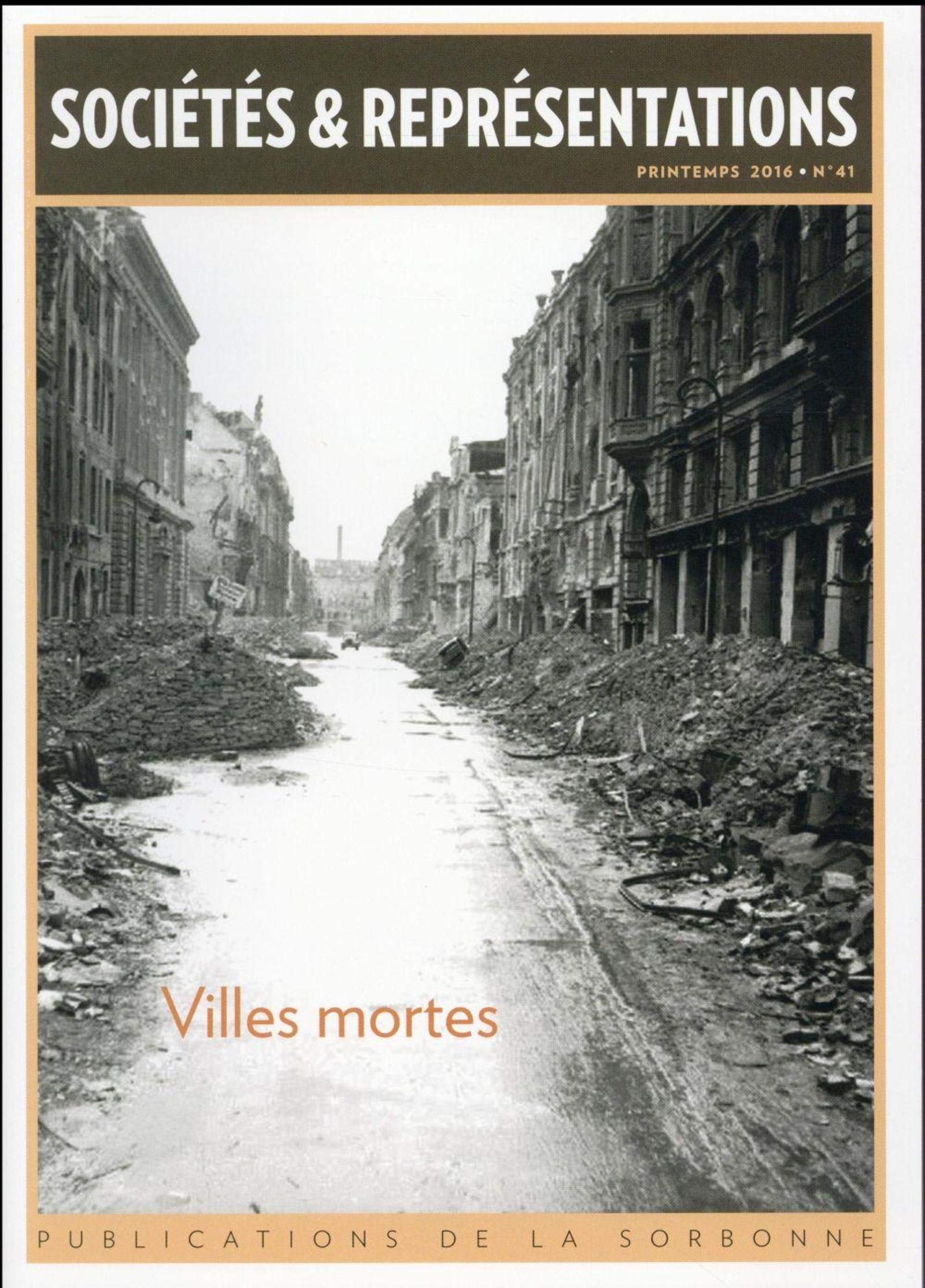 Villes mortes printemps 2016 n°41 book