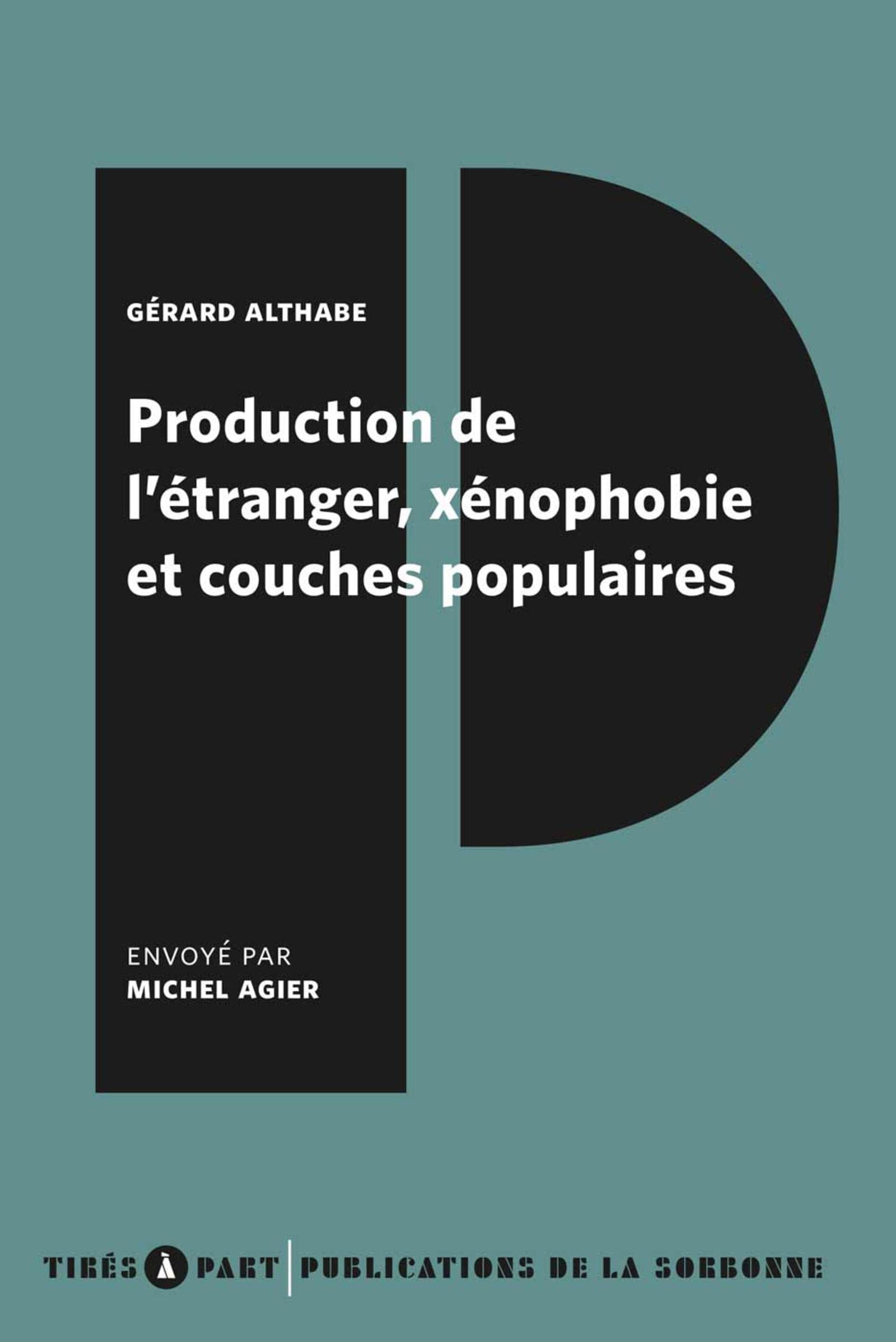 Production de l'étranger, xénophobie et couches populaires book