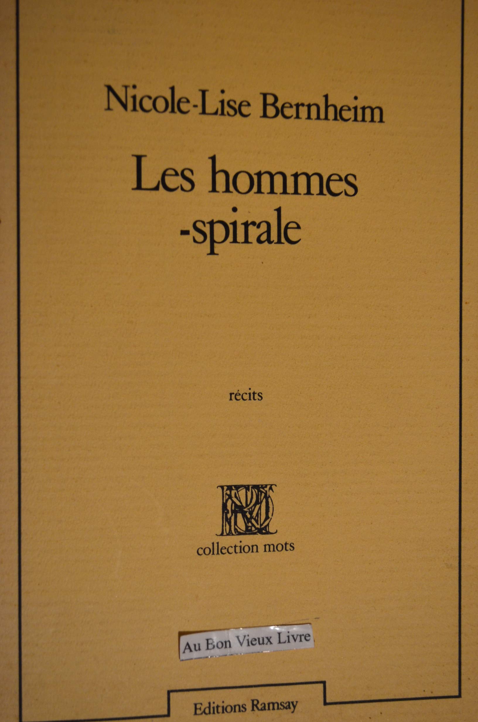 Les Hommes-spirale book