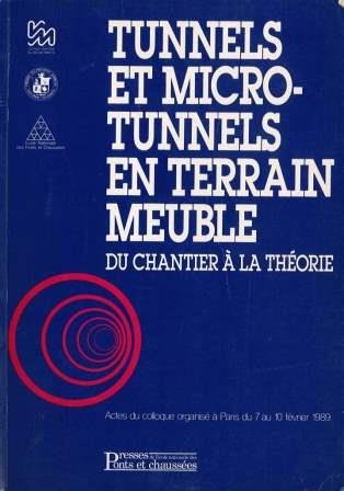 Tunnels et micro-tunnels en terrain meuble : actes book