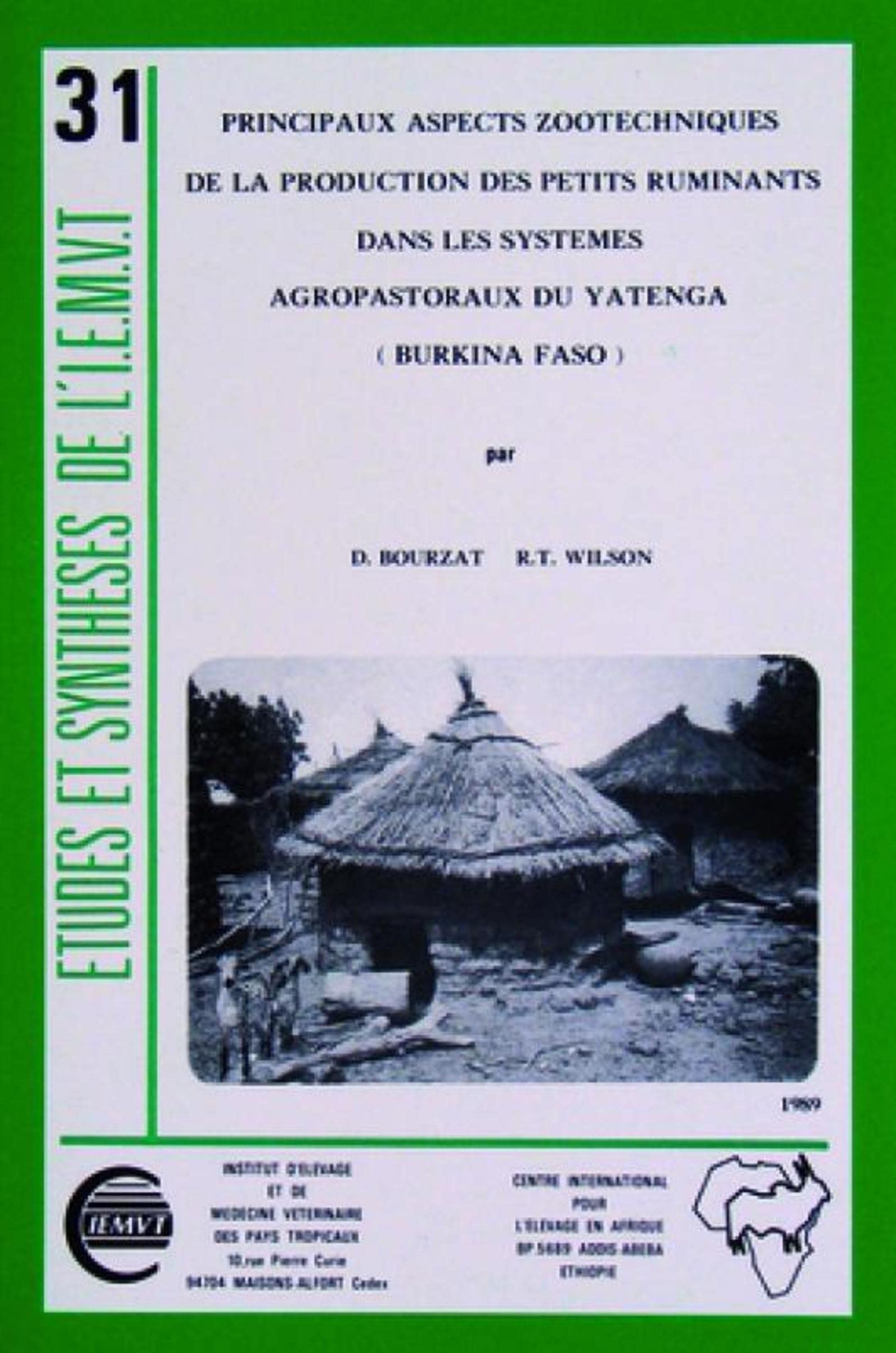 Principaux aspects zootechniques de la production des petits ruminants dans les systèmes agropastoraux du Yatenga (Burkina Faso) book
