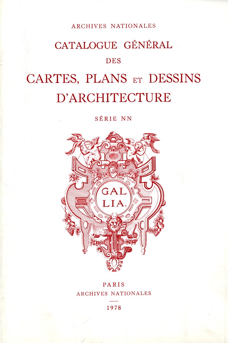 Catalogue général des cartes, plans et dessins d'architecture : série NN book