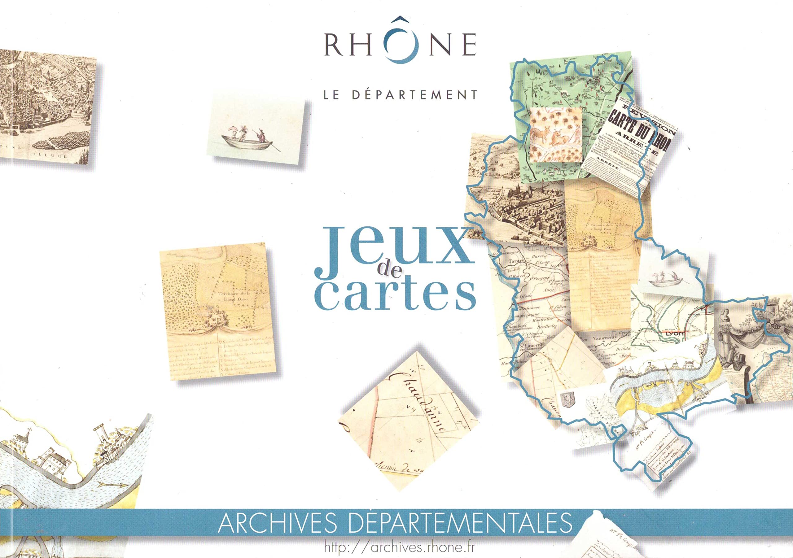Jeux de cartes : Rhône le département : La carte et le territoire de l'archiviste book