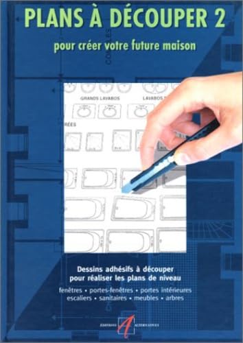 Plans à découper: Pour créer votre future maison-Dessins adhésifs à découper pour plans de niveau, fenêtres, portes-fenêtres, portes intérieures, escaliers, sanitaires, meubles, arbres (2) Home & Household