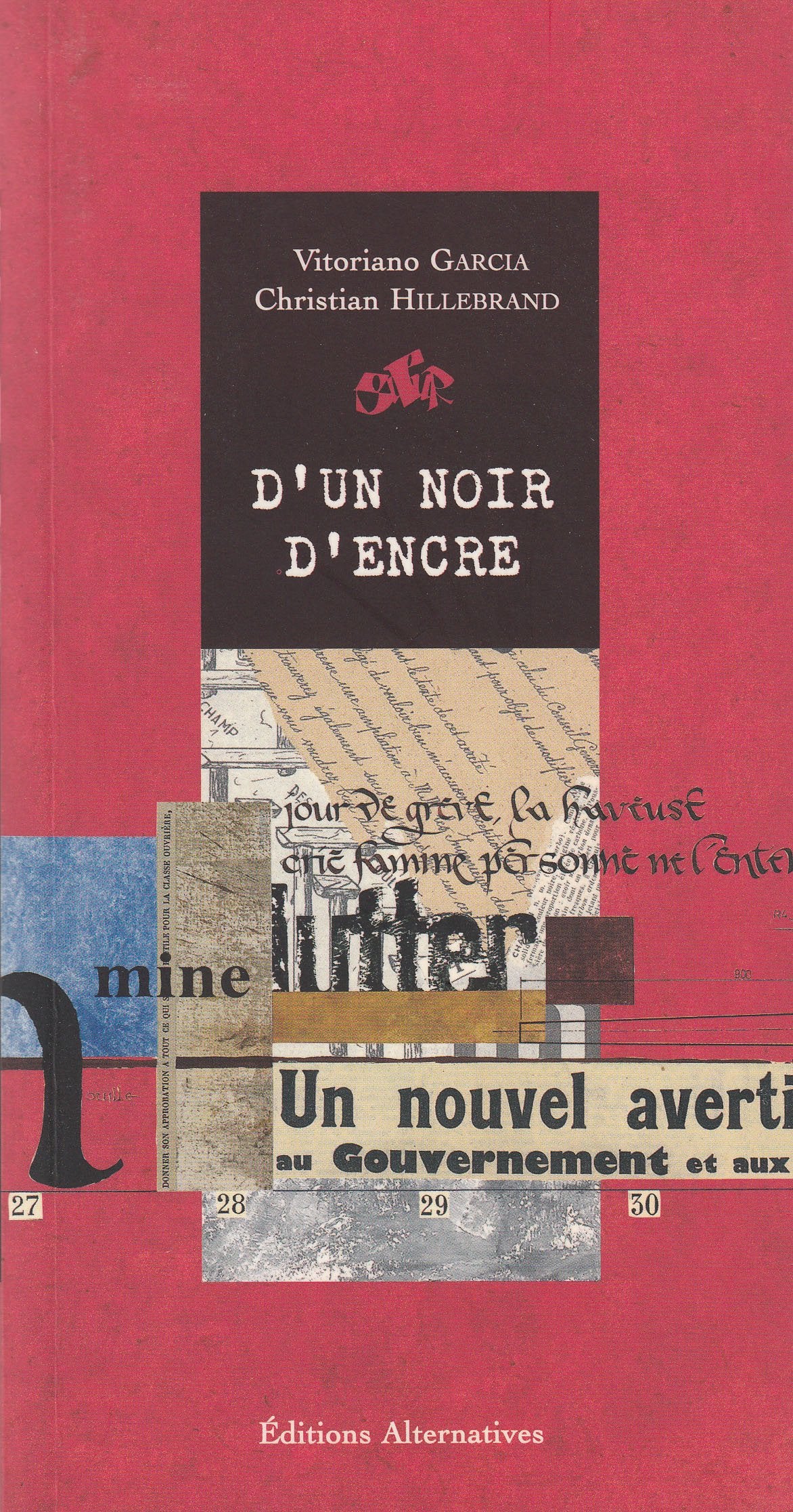 D'un noir d'encre book