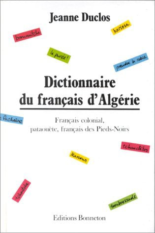 Dictionnaire du français d'Algérie Books