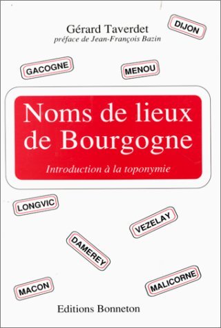 Noms de lieux de Bourgogne Books