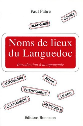 Noms de lieux du Languedoc book