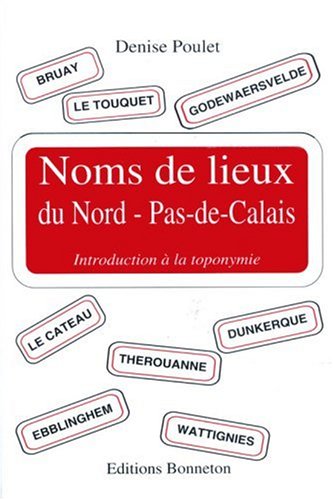 Noms de lieux du Nord-Pas-de-Calais book