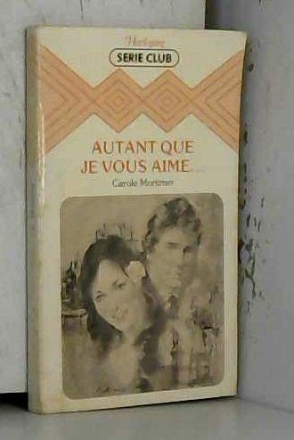 Product Image: Autant que je vous aime (Harlequin)