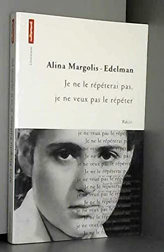 Je ne le répéterai pas, je ne veux pas le répéter Books