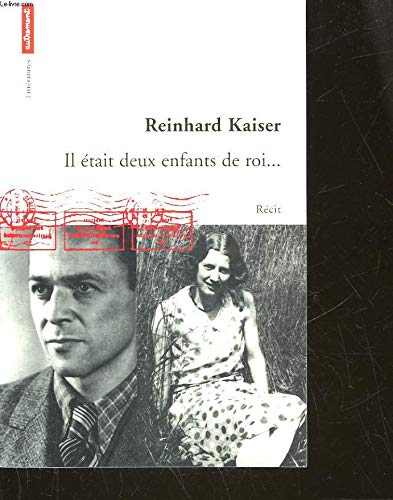 Il était deux enfants de roi ... book