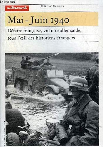 Mémoires, numéro 62. Mai-juin 1940 book