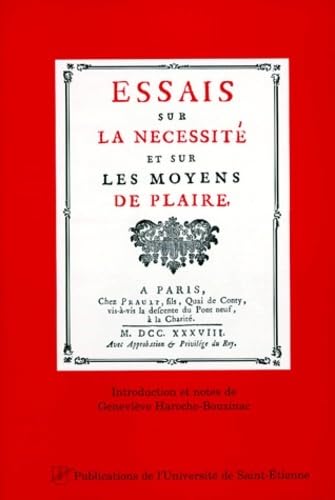 Essais sur la nécessité et sur les moyens de plaire book