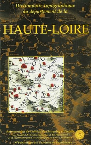 Dictionnaire topographique de la Haute-Loire book