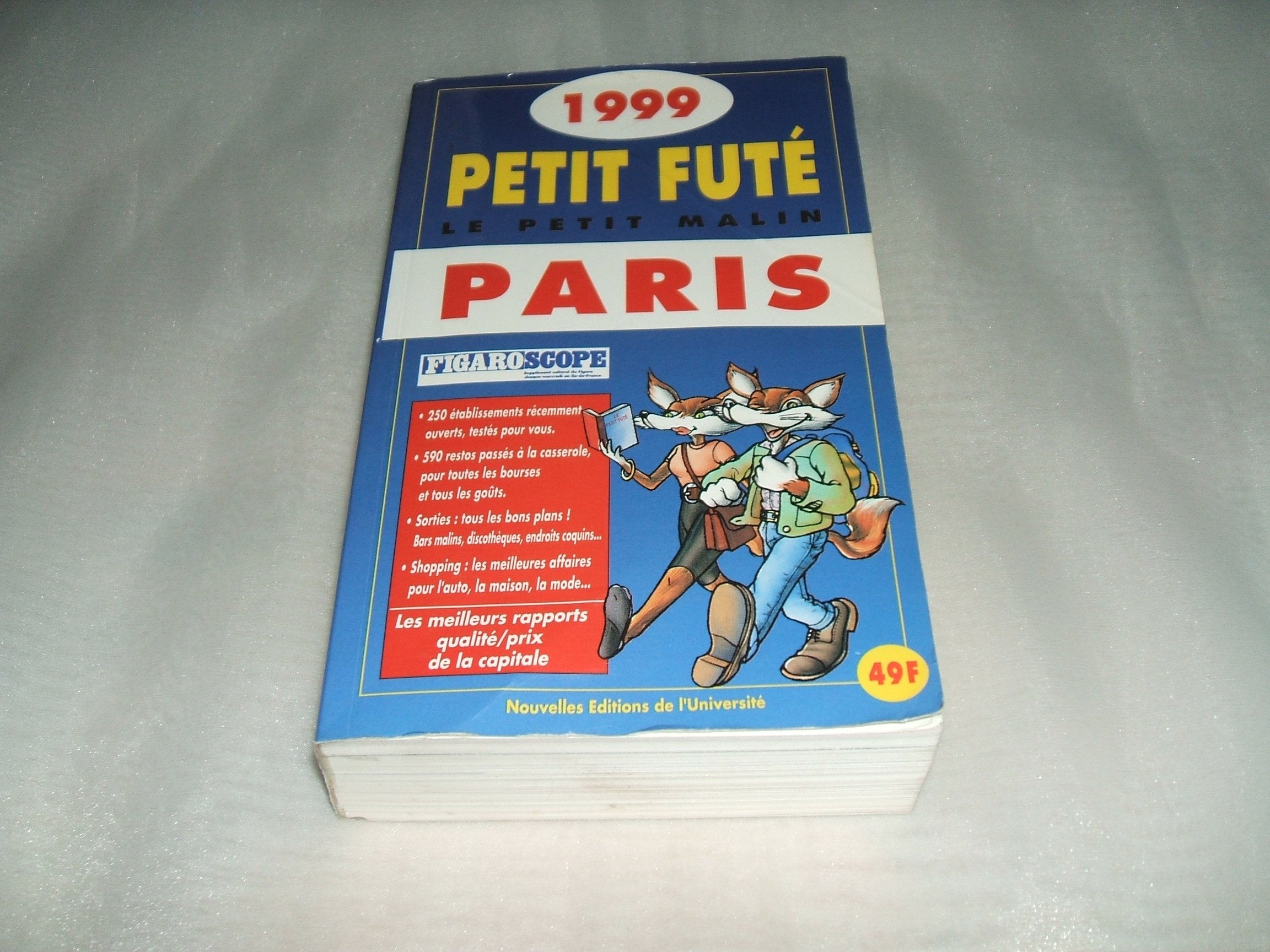 Paris 1999, le petit fute book