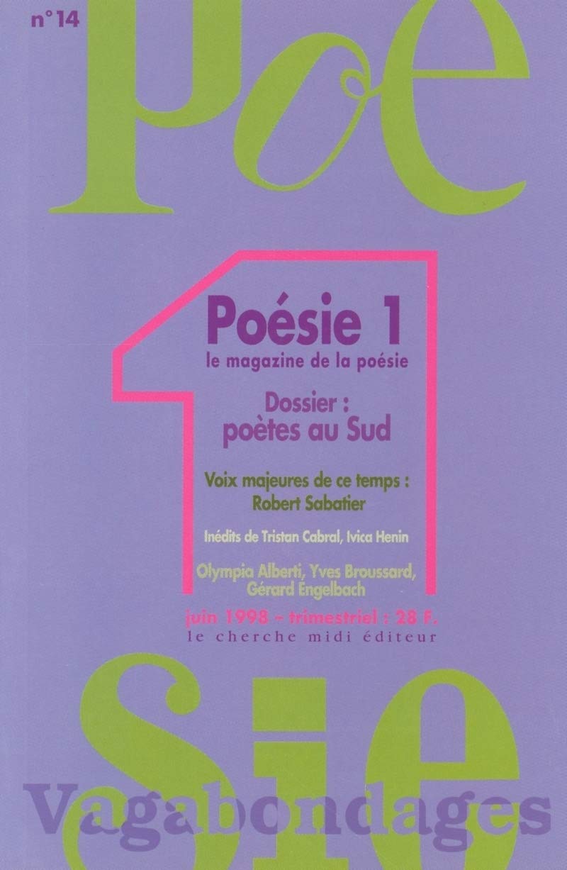 Poètes au Sud, numéro 14. Entretien avec Robert Sabatier book