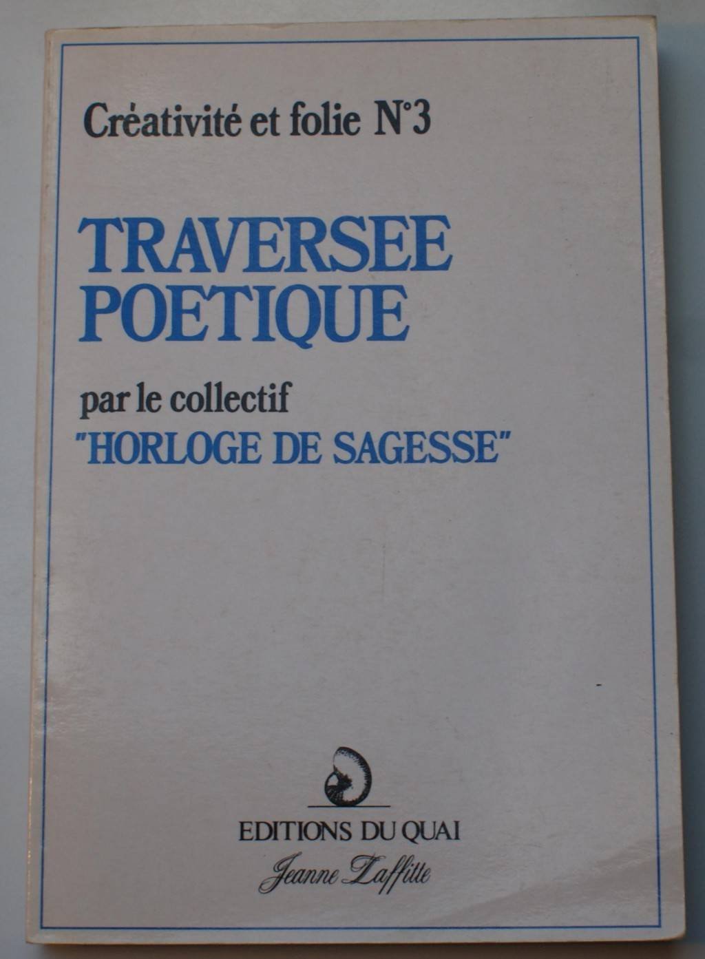 Traversée poetique book