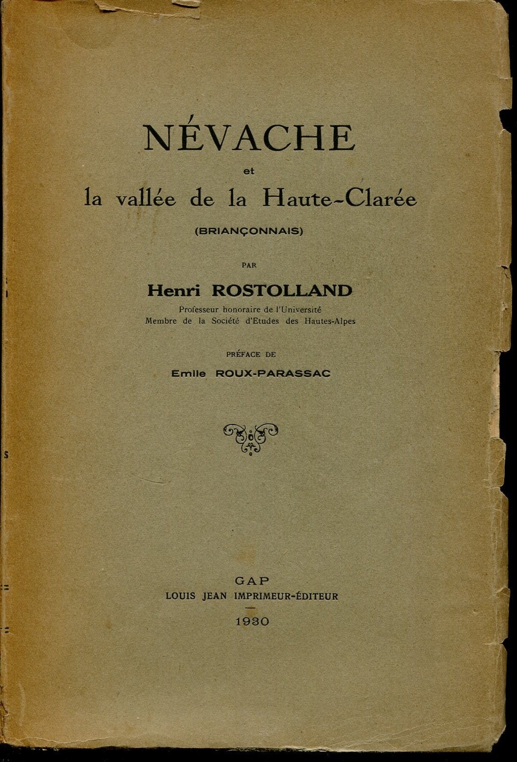 Névache et la vallée de la Haute-Clarée, Briançonnais book
