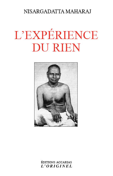L'expérience du rien : entretiens sur la réalisation de l'infini Religion & Esotericism