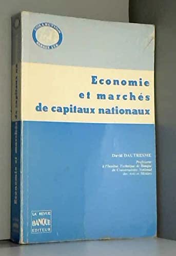 Economie et marchés de capitaux nationaux book