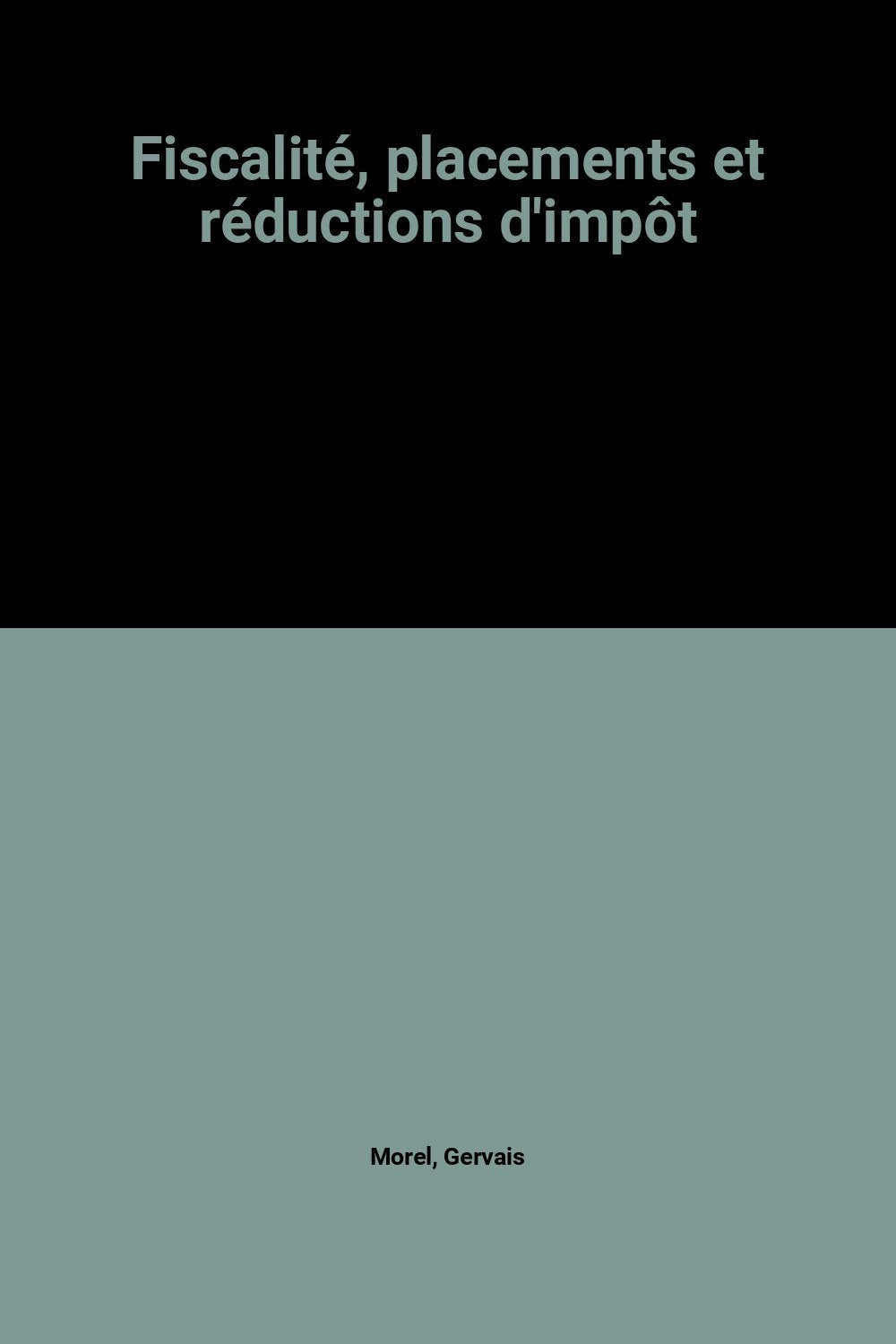 Fiscalité, placements et réductions d'impôt book