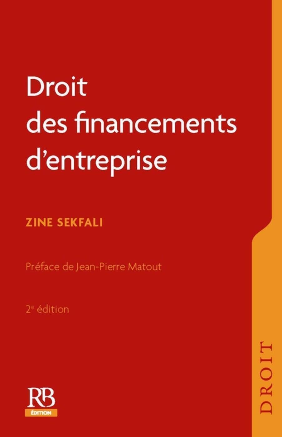 Droit des financements des entreprises book