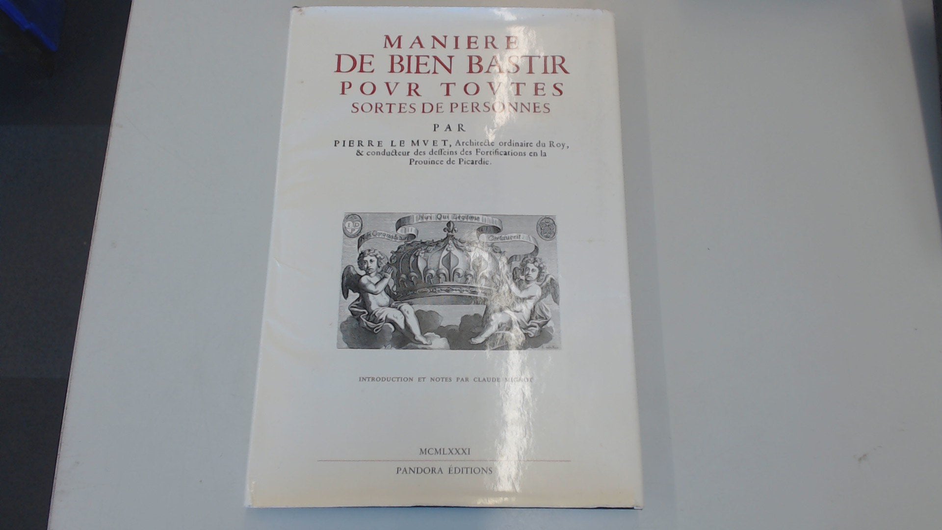 Manière de bien bastir pour toutes sortes de personnes book