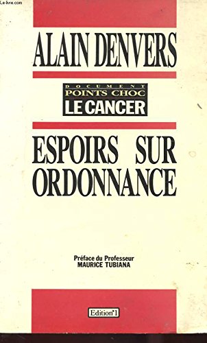 Espoirs sur ordonnance book