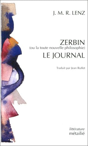 Zerbin ou la Toute nouvelle philosophie. Le Journal book
