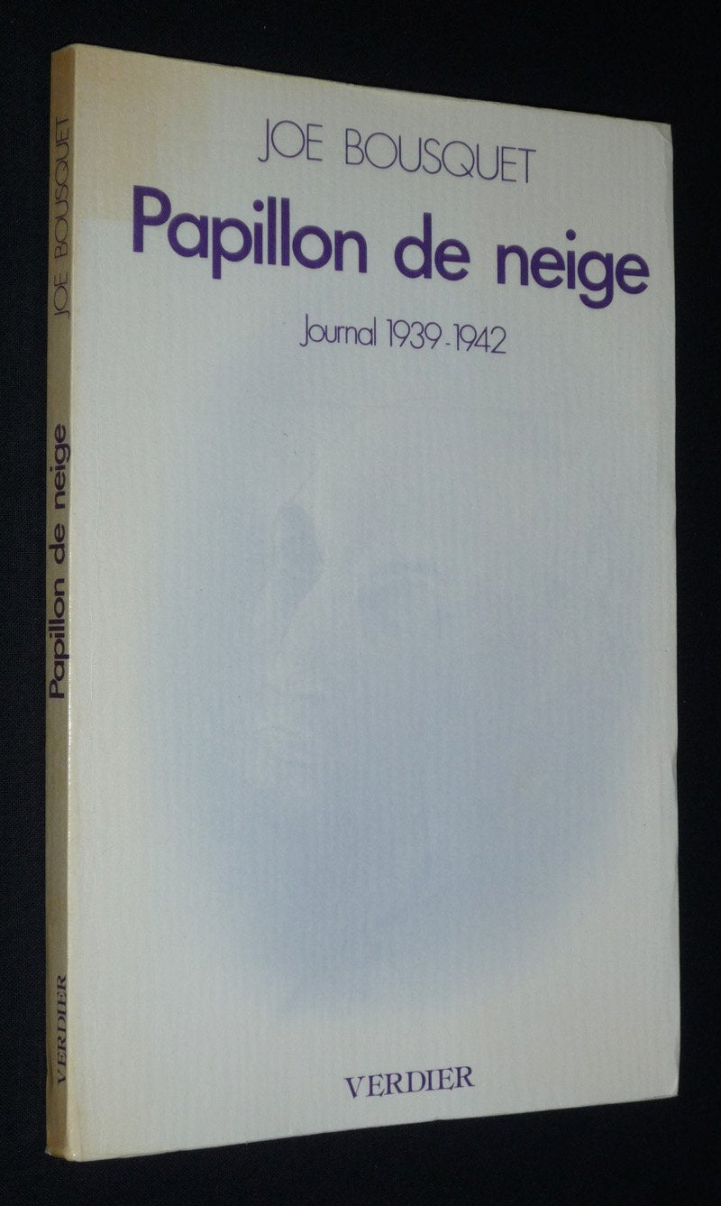 Papillon de neige : journal, 1939-1942 book