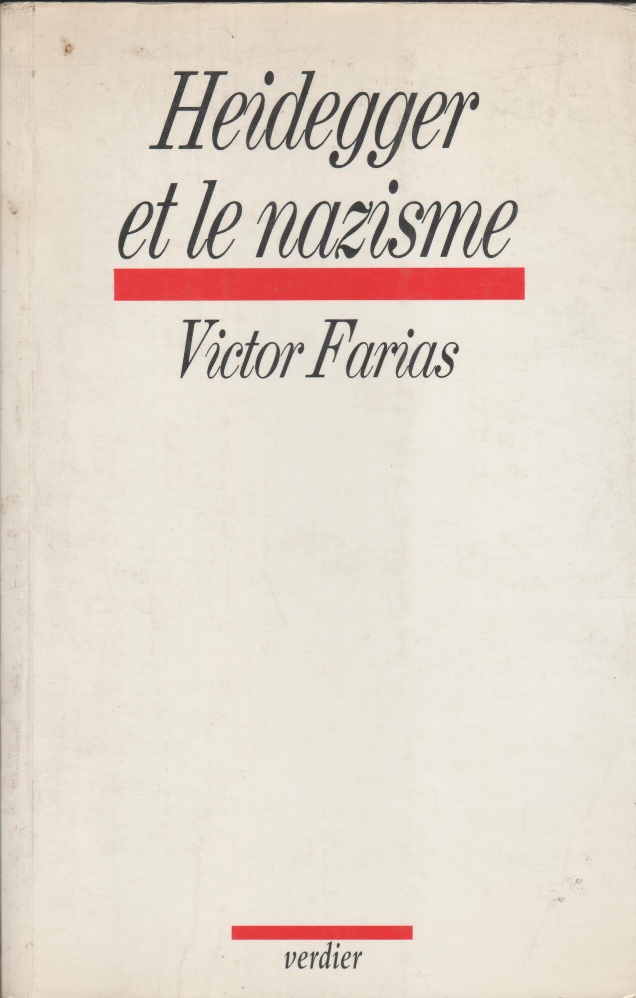 Product Image: Heidegger et le nazisme
