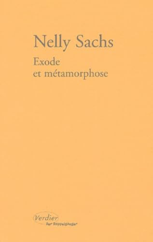 Exode et métamorphose: précédé de Et personne n'en sait davantage (0000) Contemporary literature