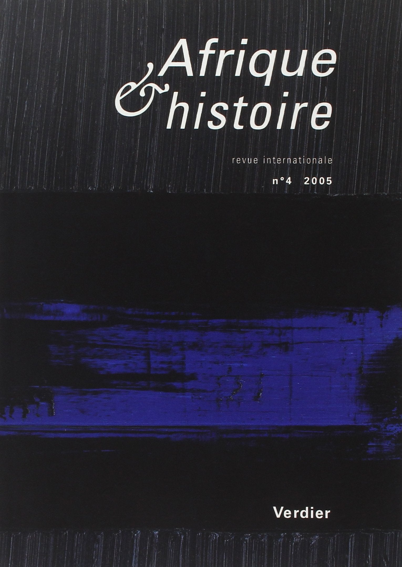 REVUE AFRIQUE ET HISTOIRE N4 book