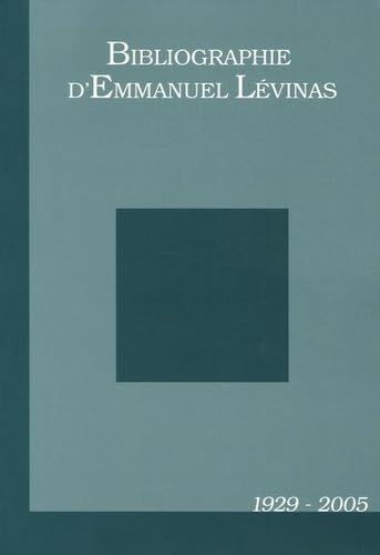 Product Image: Bibliographie d'Emmanuel Levinas: 1929-2005 (0000)