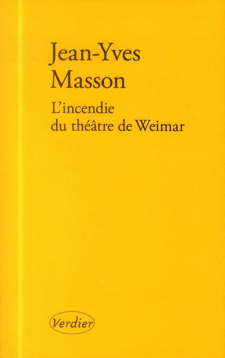 L'incendie du théâtre de Weimar (0000) book