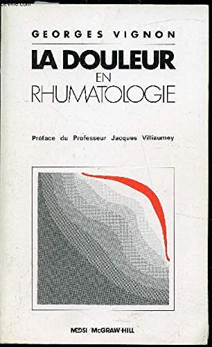 La douleur en rhumatologie book