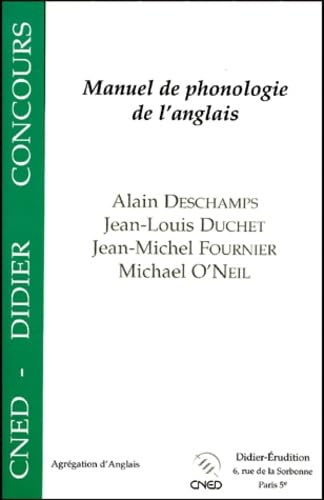 Manuel de phonologie de l'anglais book