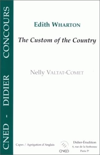 Edith Wharton : the custom of the country book